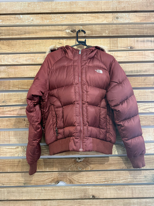 Vintage Y2K The North Face 550 Down Puffer. Waterproof Outdoors Jacket. Brown. Size Large