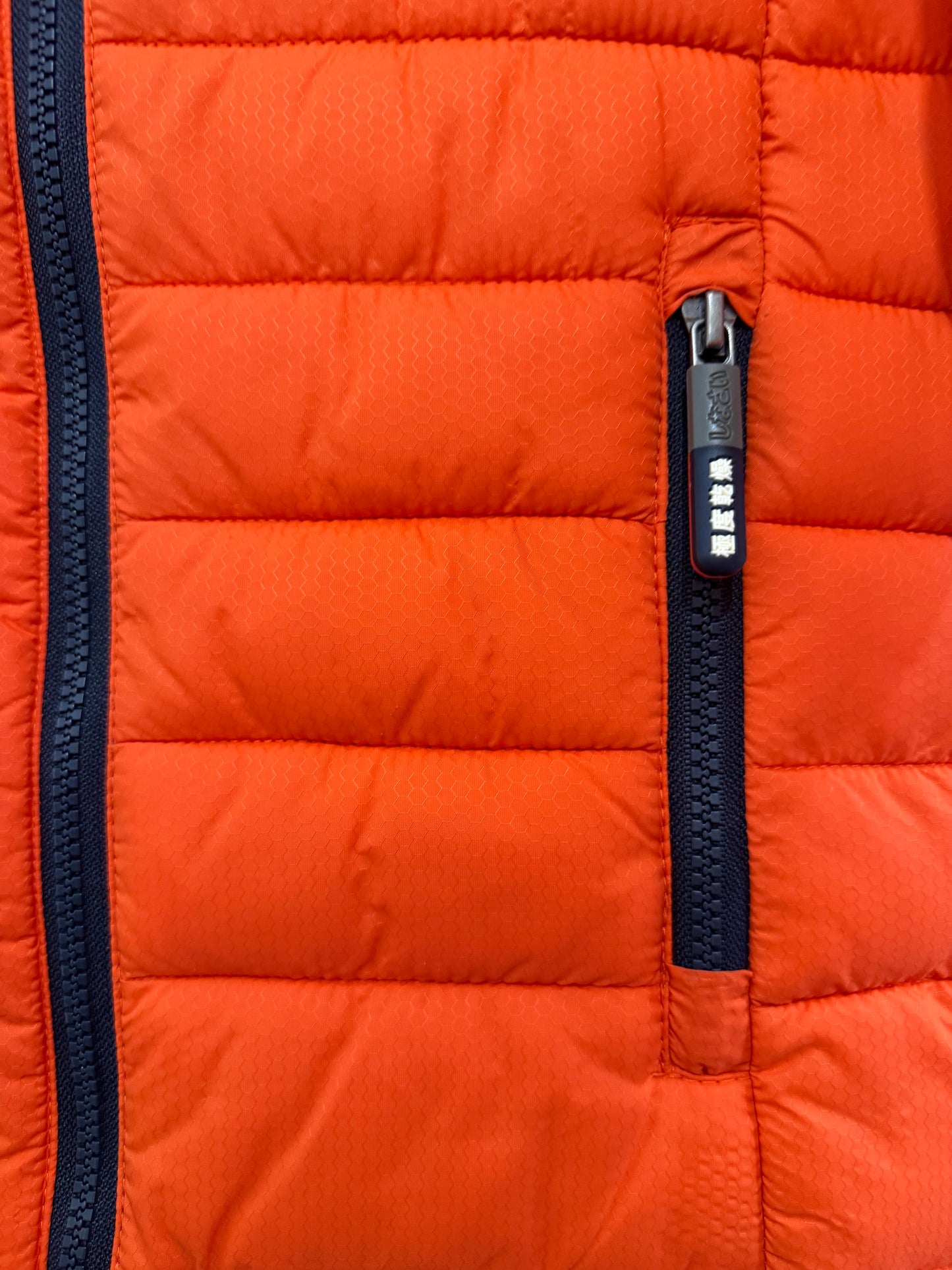 Superdry puffer jacket/ coat. Orange Size Small.