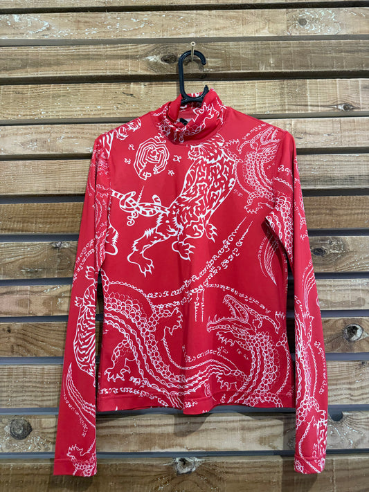 Vintage Y2K Angel Chen Dragon & tiger top. RARE.