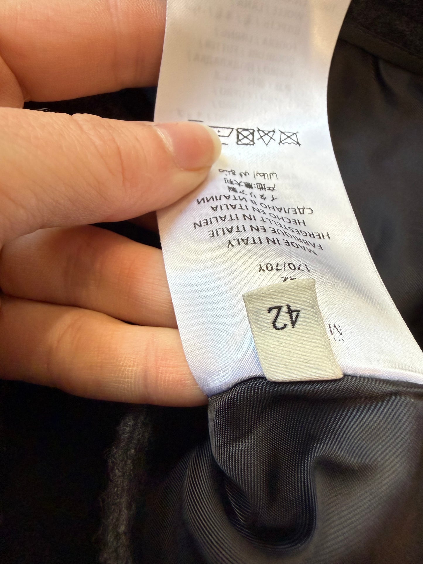 Alexander McQueen wool smart suit trousers. 32” waist. EU42. Size UK10-12. Grey