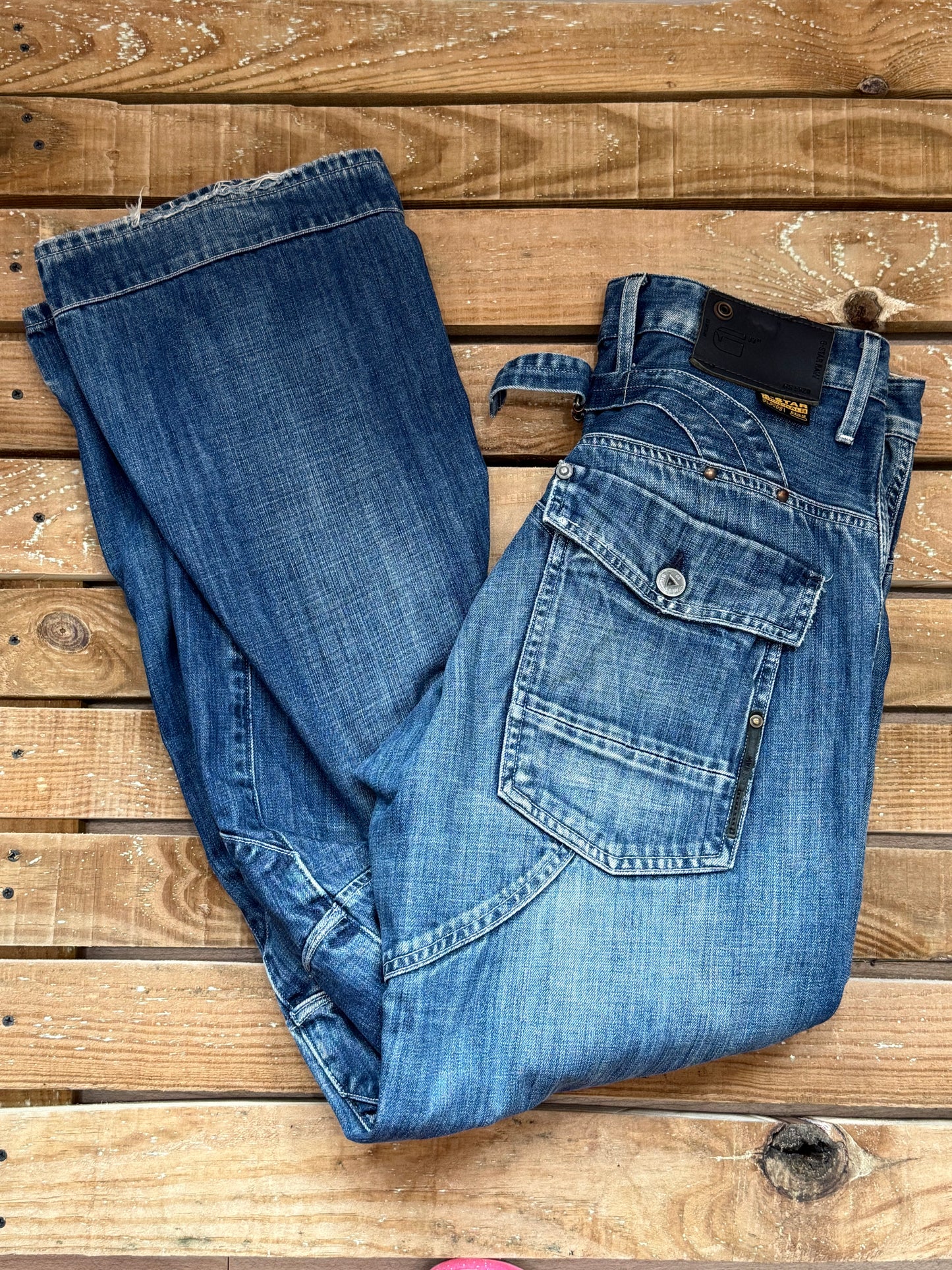 Vintage Y2K G-Star Raw Jeans. Blue. 34 waist” 34” leg.