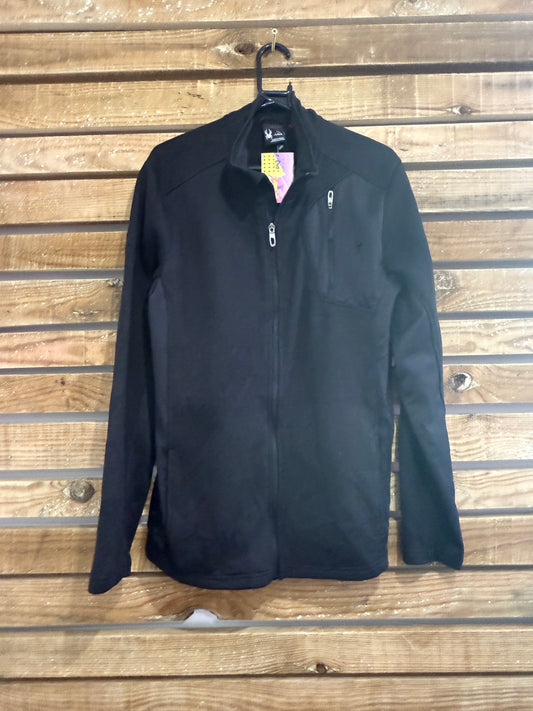 Vintage 90s Spyder zip up fleece/ knit jacket. Motorbike. Size Large