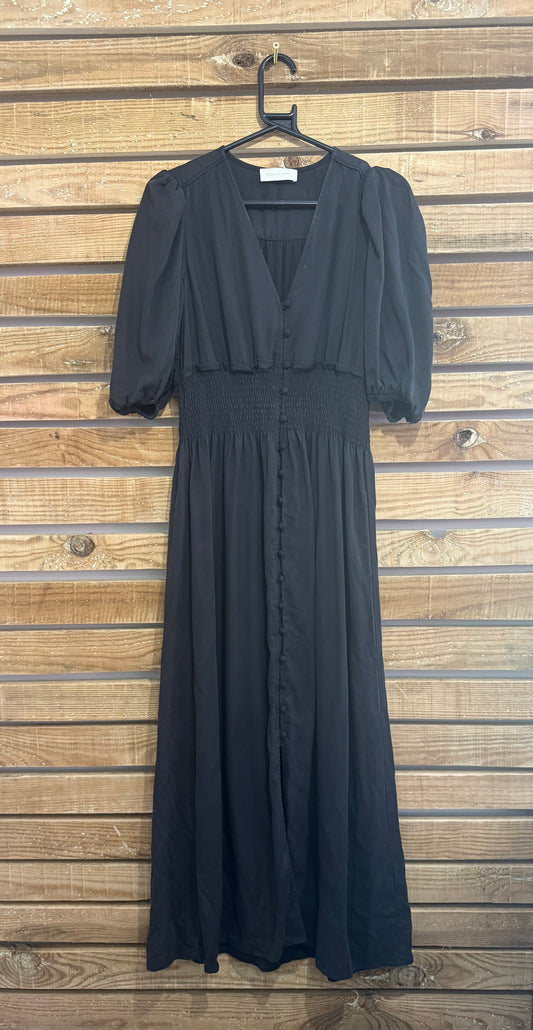 Storm & Marie Chloe puff dress. Black. Summer/ festival/ evening/wedding. Size 8-12