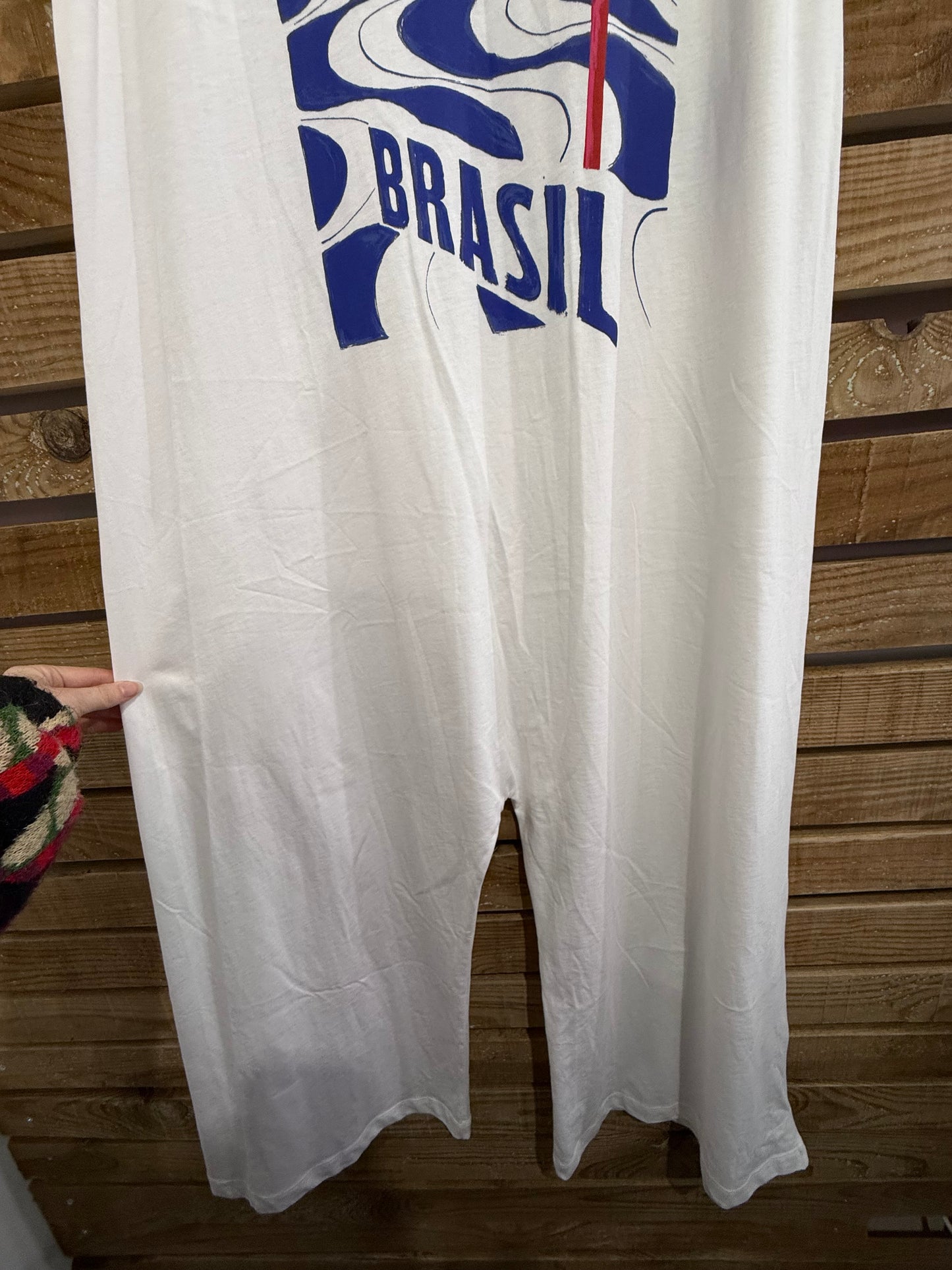 Farm Rio Copacabana printed jersey jumpsuit/ romper/ playsuit. Free sizing.