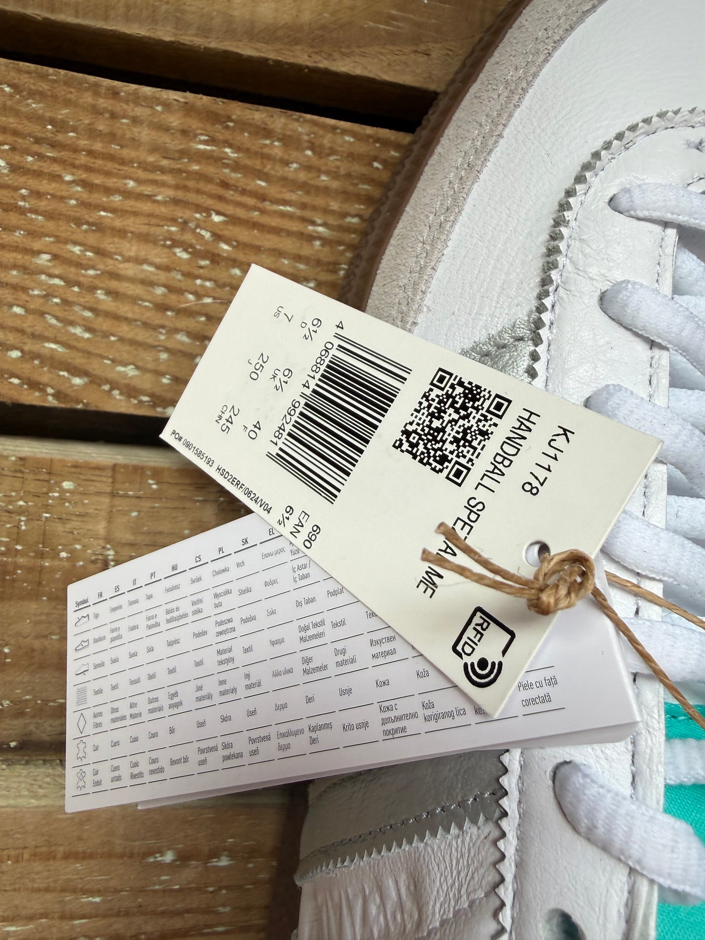 RARE BNWT Adidas x AMG Spezials race team white trainers/ sneakers. F1.Size UK6.5.