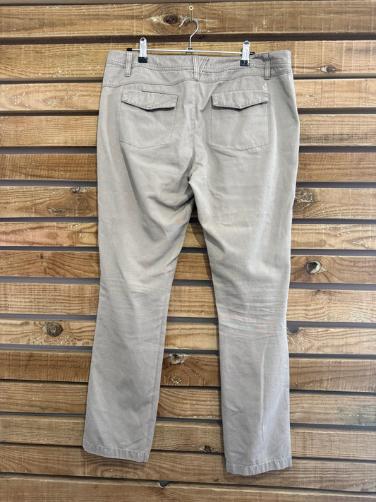 Volcom Corpo Class walking trousers. Hiking. Beige. Large. 35” waist, 31” leg.