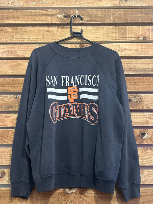 Vintage 80s San Francisco Giants MLB American spell-out sweater/ sweatshirt. USA. Size Large.