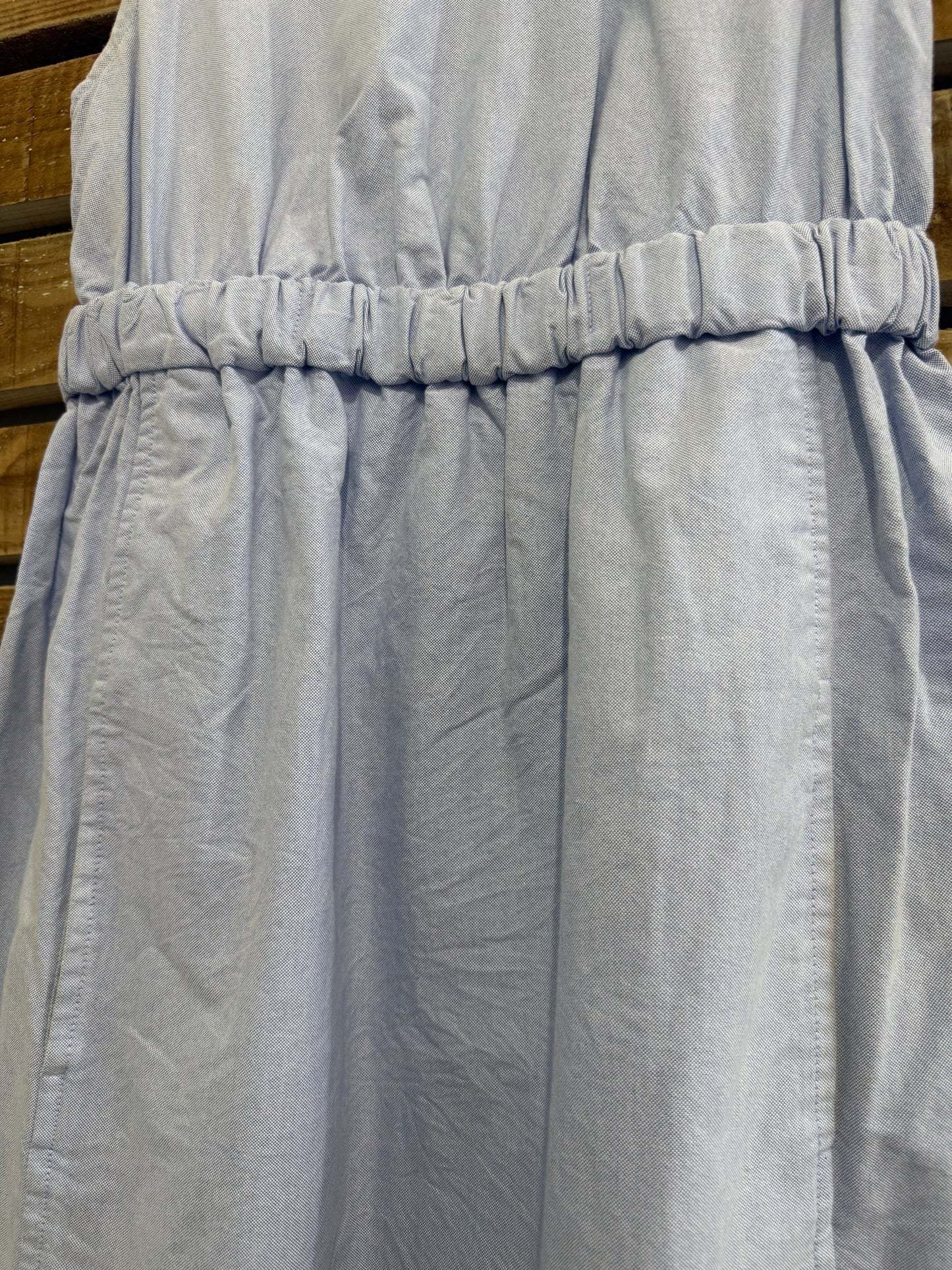 Carven cotton shirt dress, Peter Pan collar. 50s style. Size 8-10. Summer.