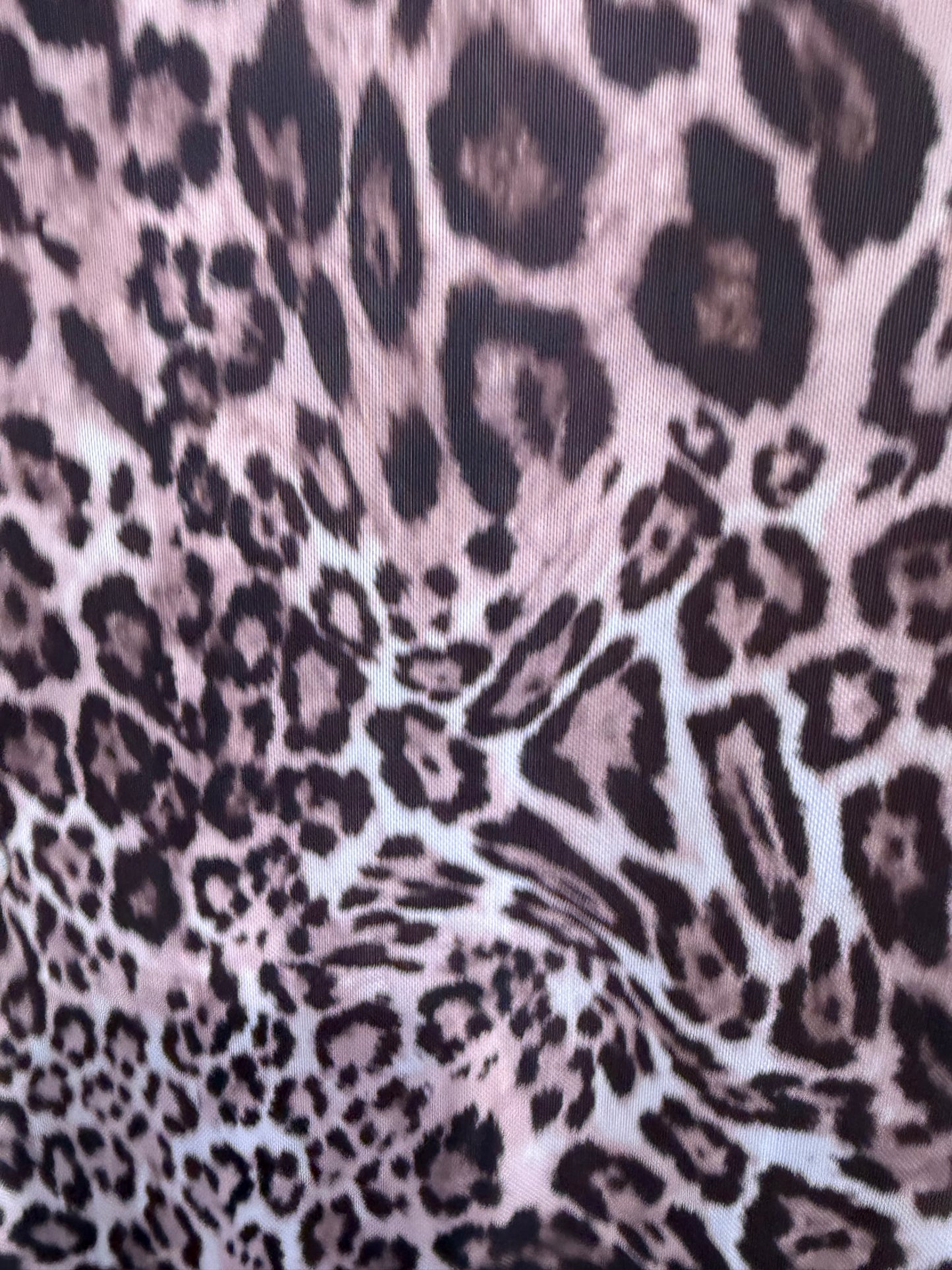 Vintage Y2K Miss Selfridge leopard print lace trim  maxi dress. Summer. Size UK10.