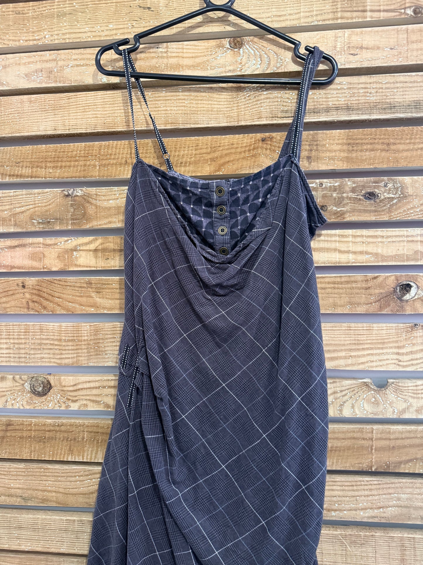 Vintage Y2K mais il est où le 
soleil? Draped dress. Size UK10. Summer/ holiday/ beach.