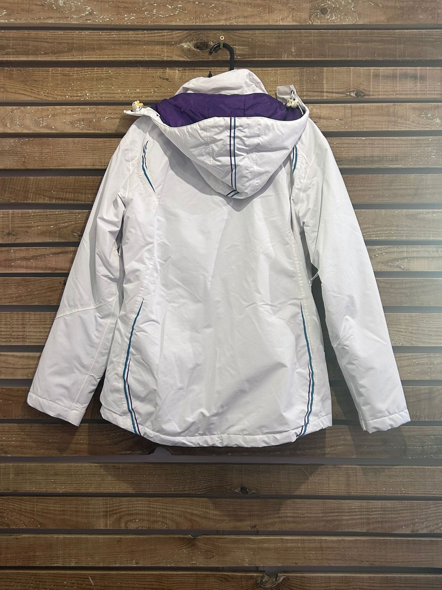 No fear Ski/ snowboard jacket. Winter. White. Size Large. (Size 18)