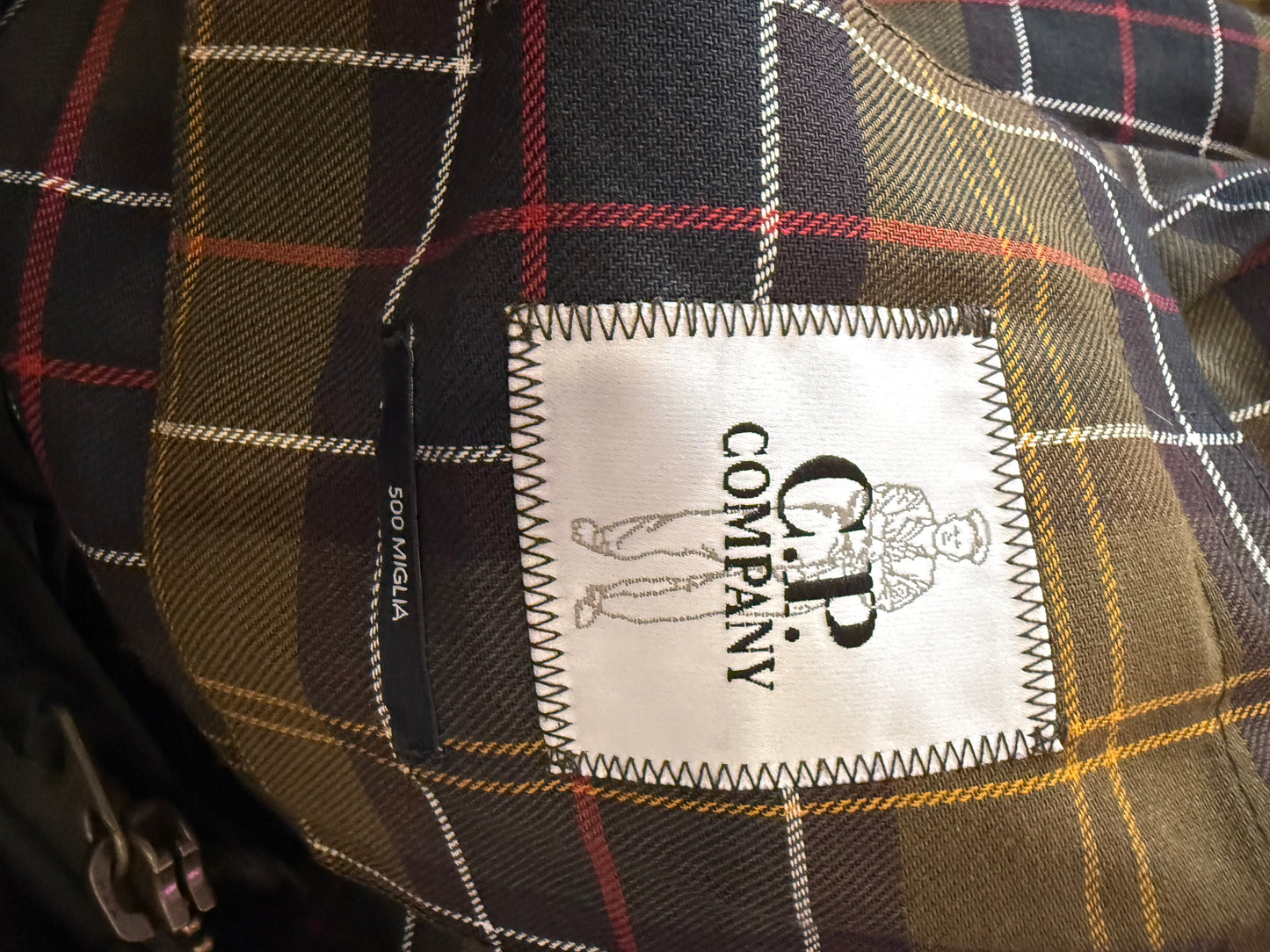 Barbour x C.P. Company 500 Miglia multi-pocket waxed jacket. RARE. Goggles. Charcoal.