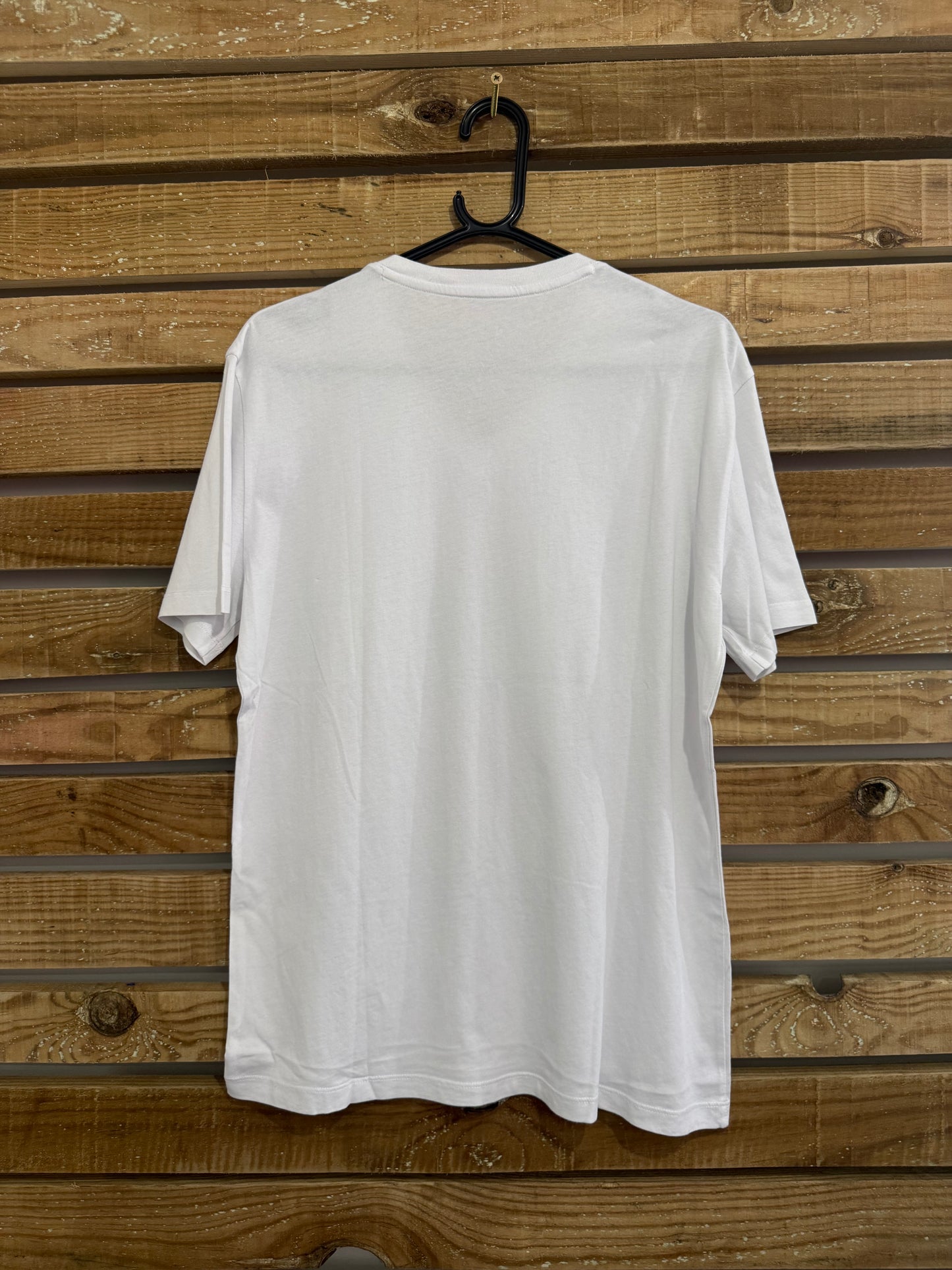 Armani Exchange V Neck logo T-shirt. Cotton. White. Size Medium.