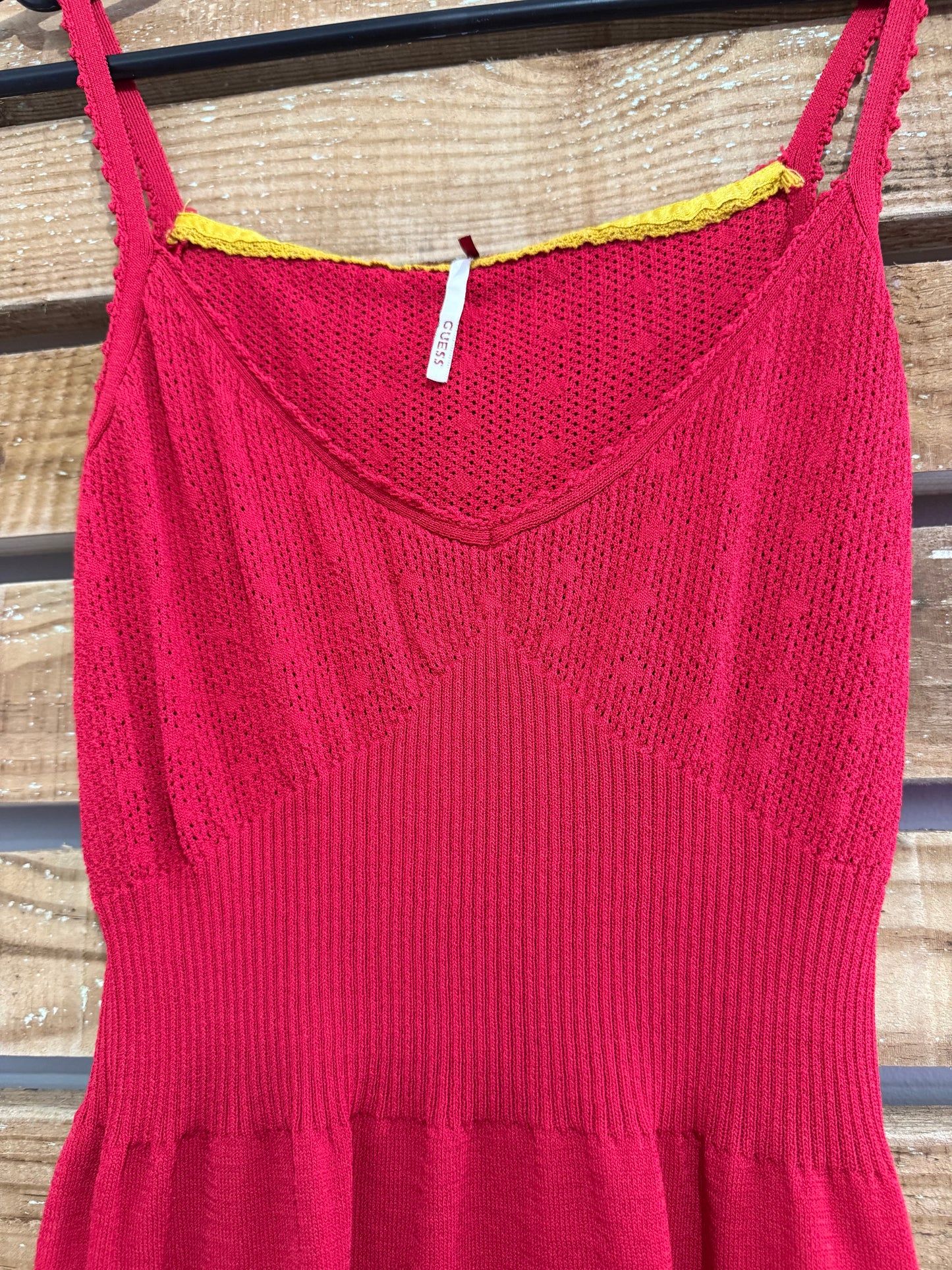 Vintage Y2K Guess vest top. Size medium. Red.