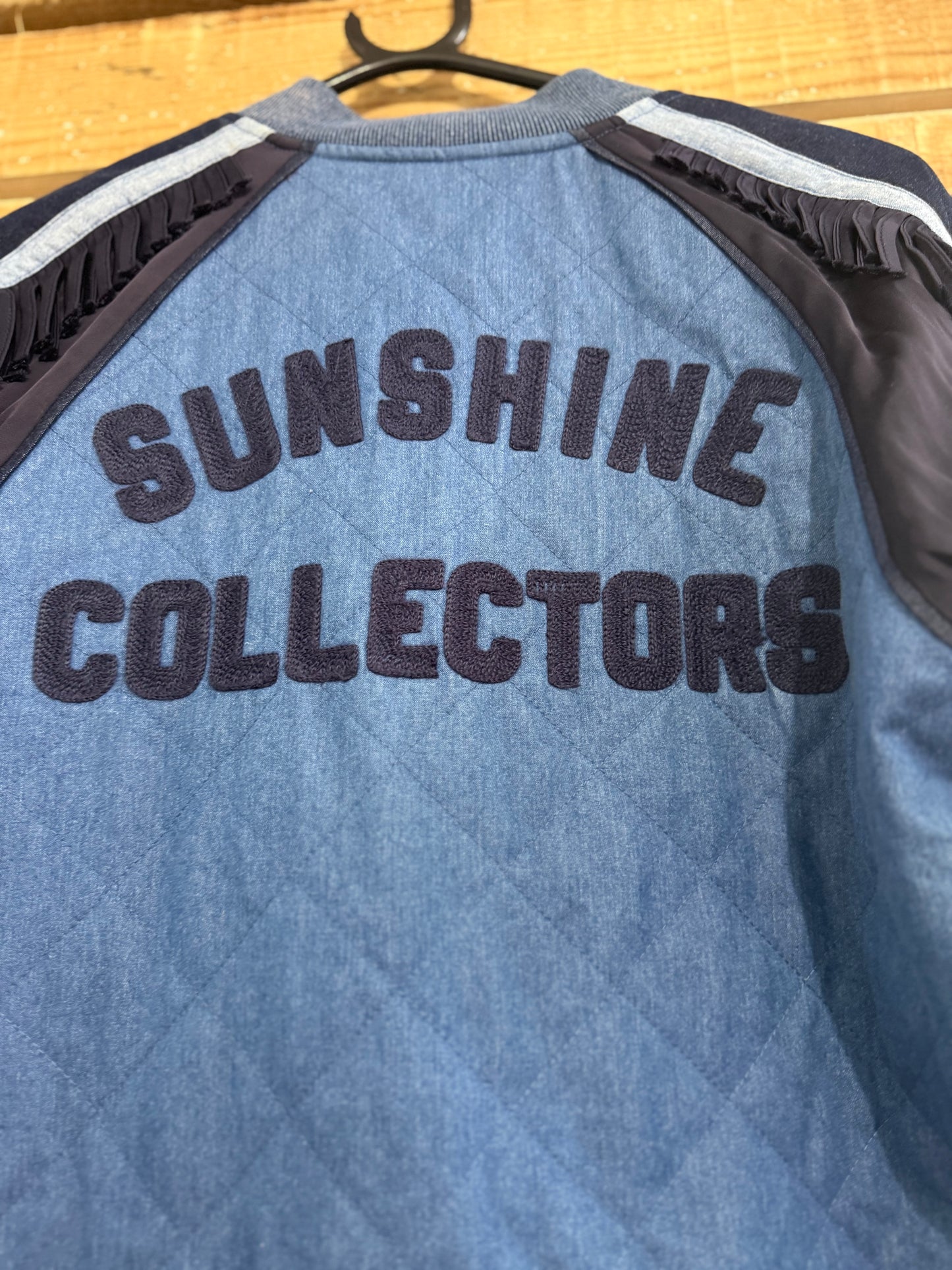 Scotch and Soda Sunshine Collectors tasselled Varsity/ College Bomber Jacket. Size Small.