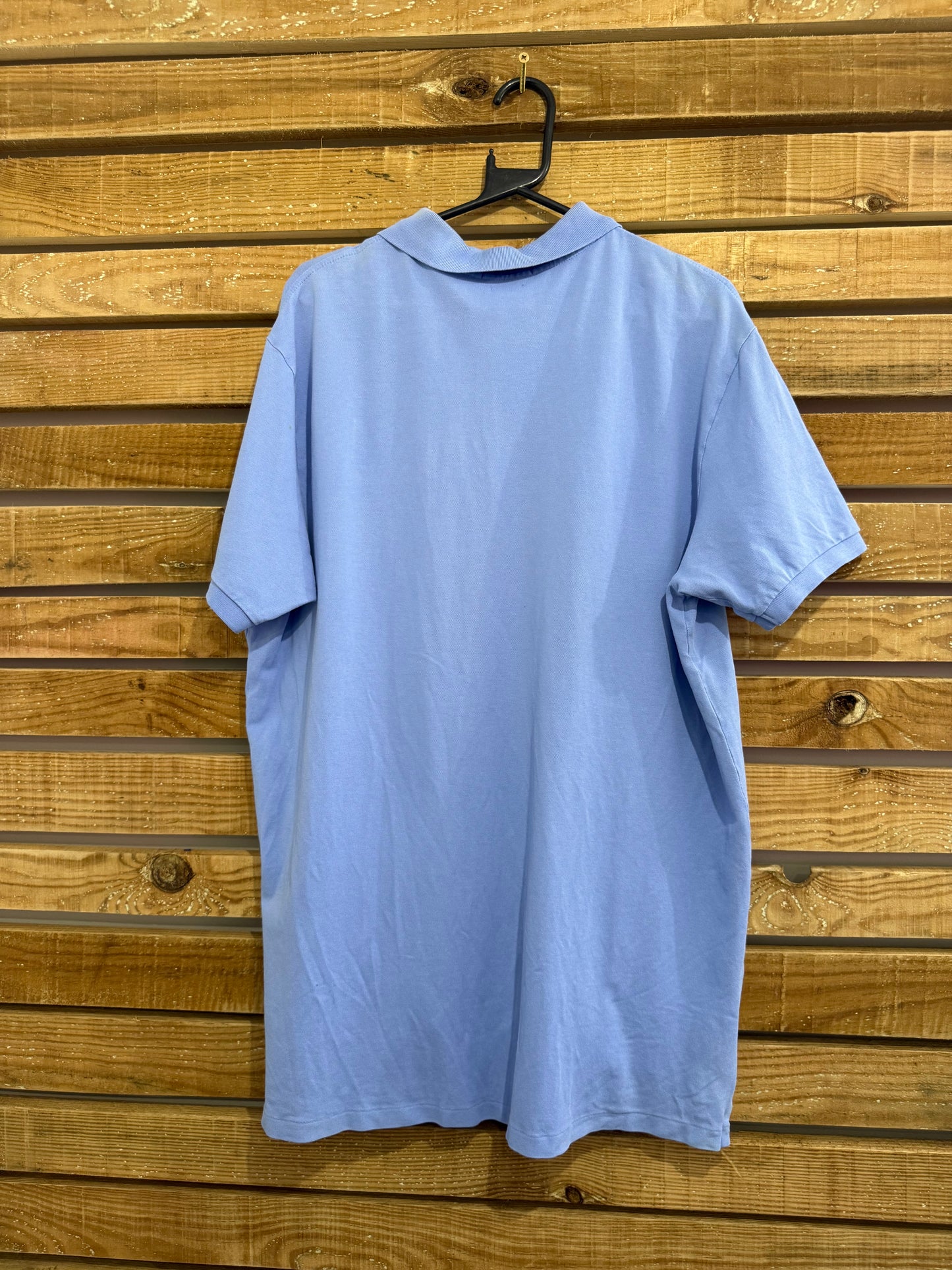 Vintage Y2K Ralph Lauren pony polo shirt. Blue. Size XXL.