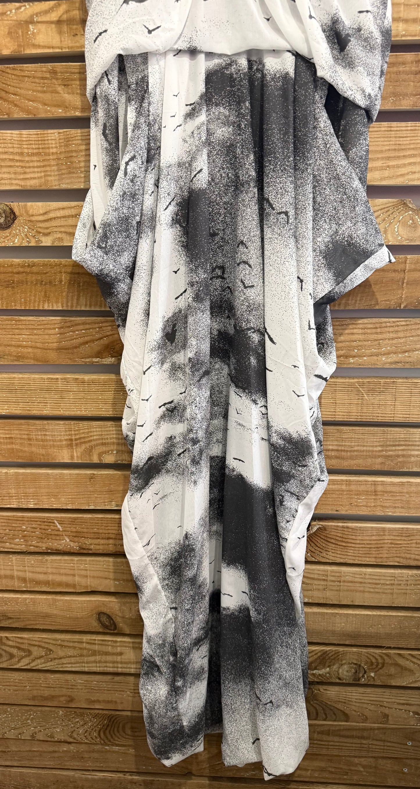 WeSC printed draped maxi dress. Summer/evening/wedding. Size small.