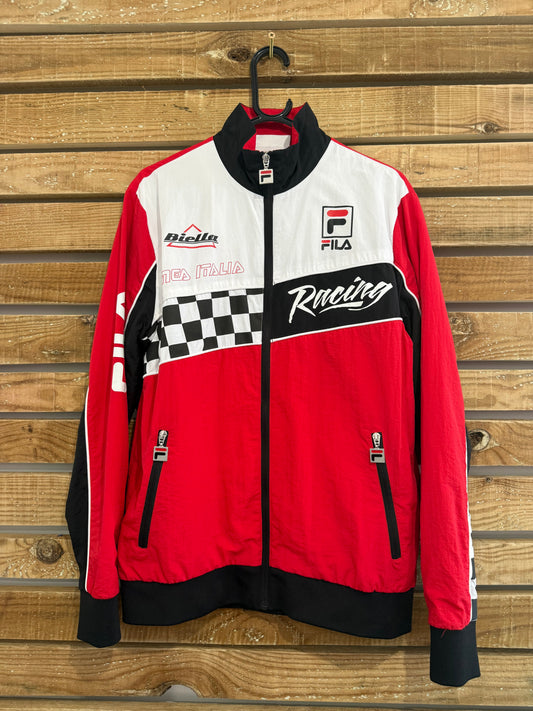 Vintage Y2K Fila racing jacket. Size Small. F1/ motorsports/ festival