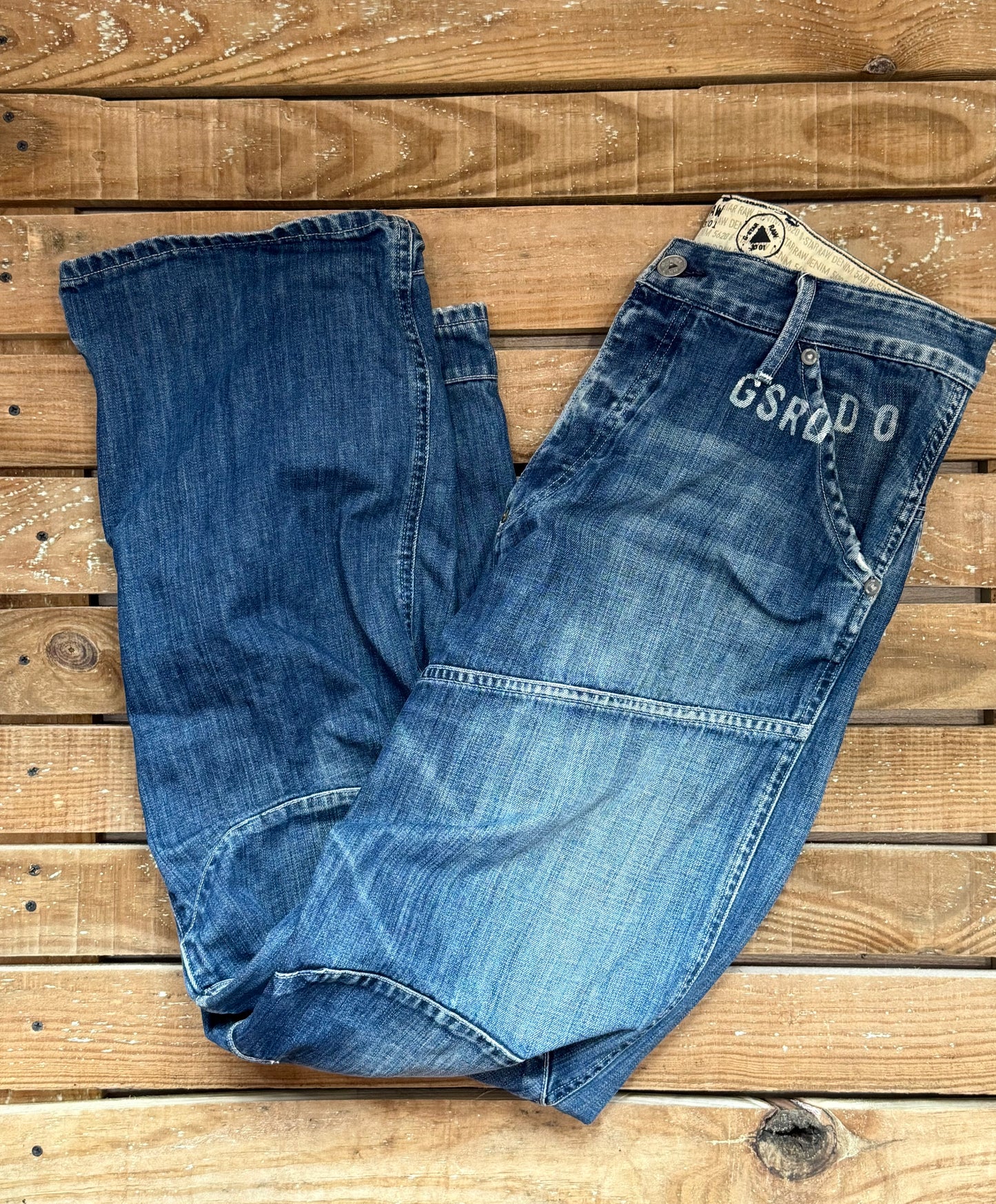 Vintage Y2K G-Star Raw Jeans. Blue. 34 waist” 34” leg.