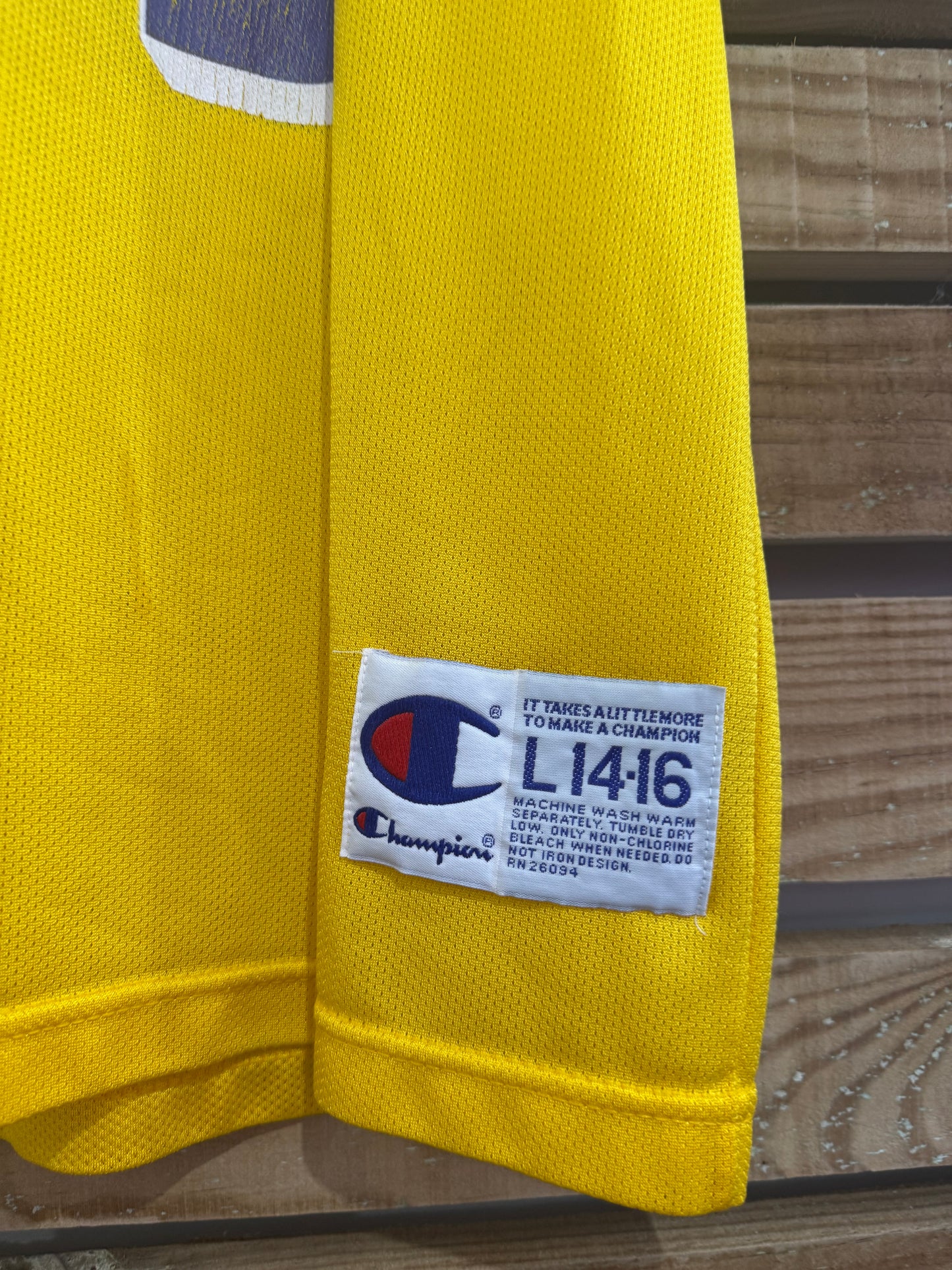 Vintage 90s Champion Lakers NBA Basketball Vest. USA. 34 O’neal. Size Small.