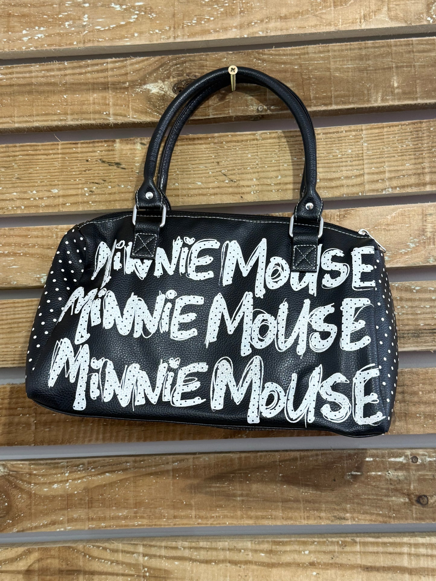 Vintage Y2K Disneyworld Minnie Mouse shoulder bag. Black.