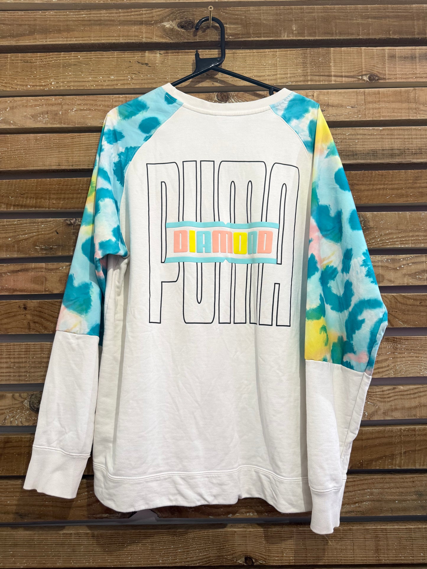 Puma x Diamond Crew sweater/ sweatshirt. Size Large.