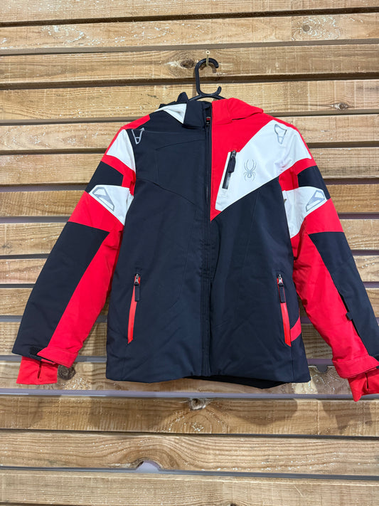 Spyder Ski Jacket. Red & Black. Age 14. Small adult too. Ski/ winter