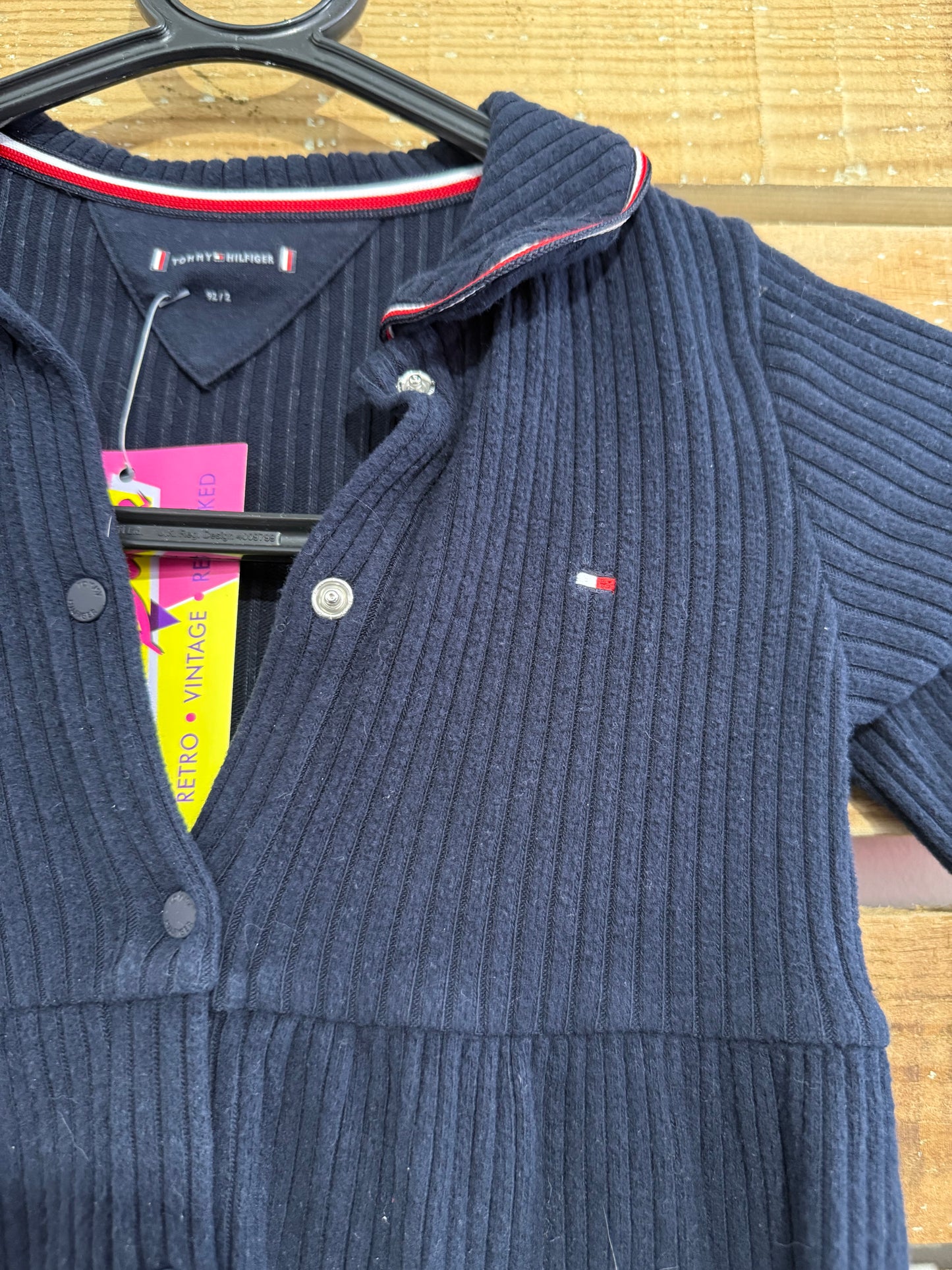 Vintage Y2K Tommy Hilfiger baby girl’s  dress. 2. Navy