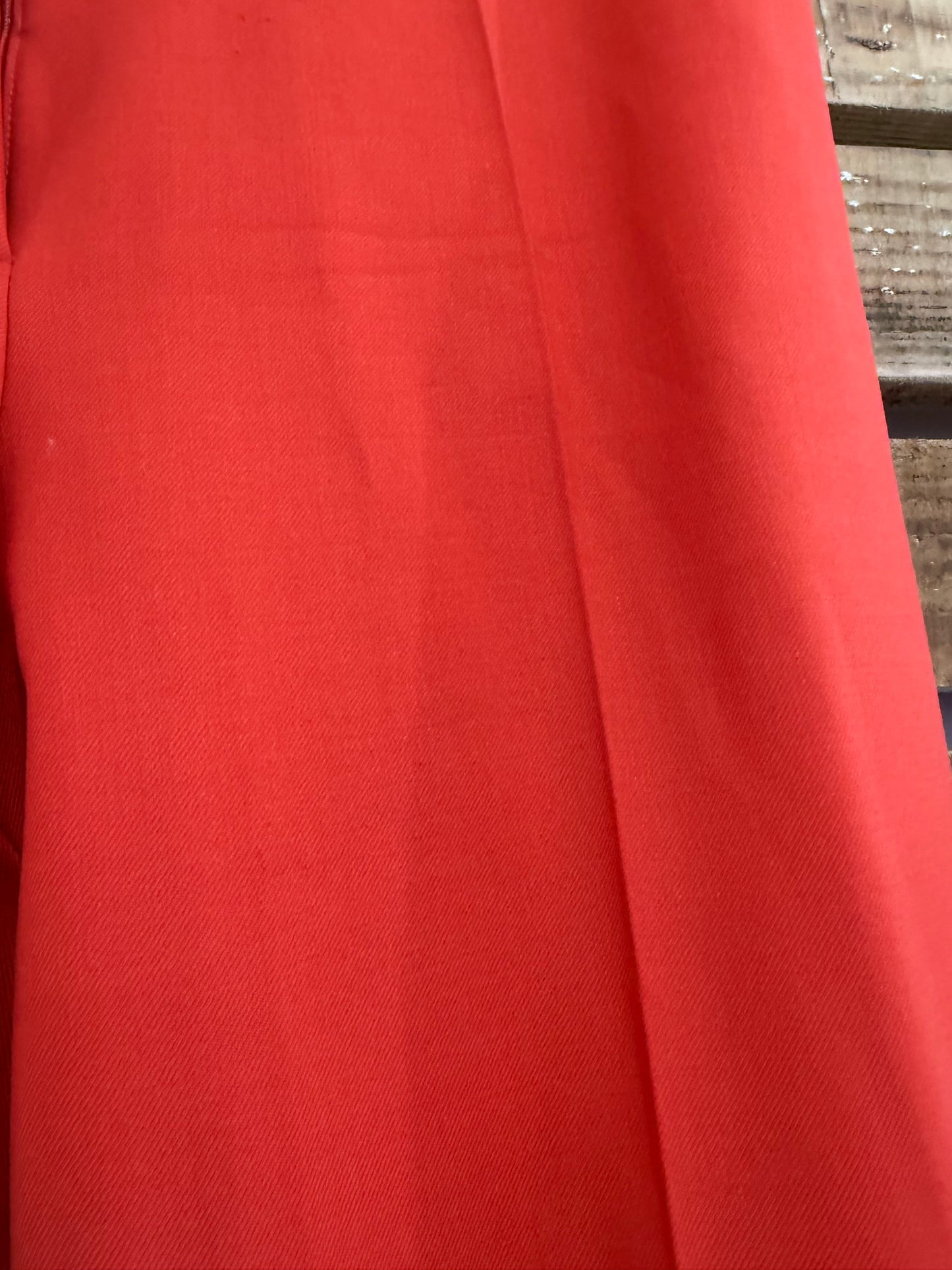 Oscar de la Renta smart suit trousers. 32” waist. US8 Size UK12. Orange. Wedding/ office.