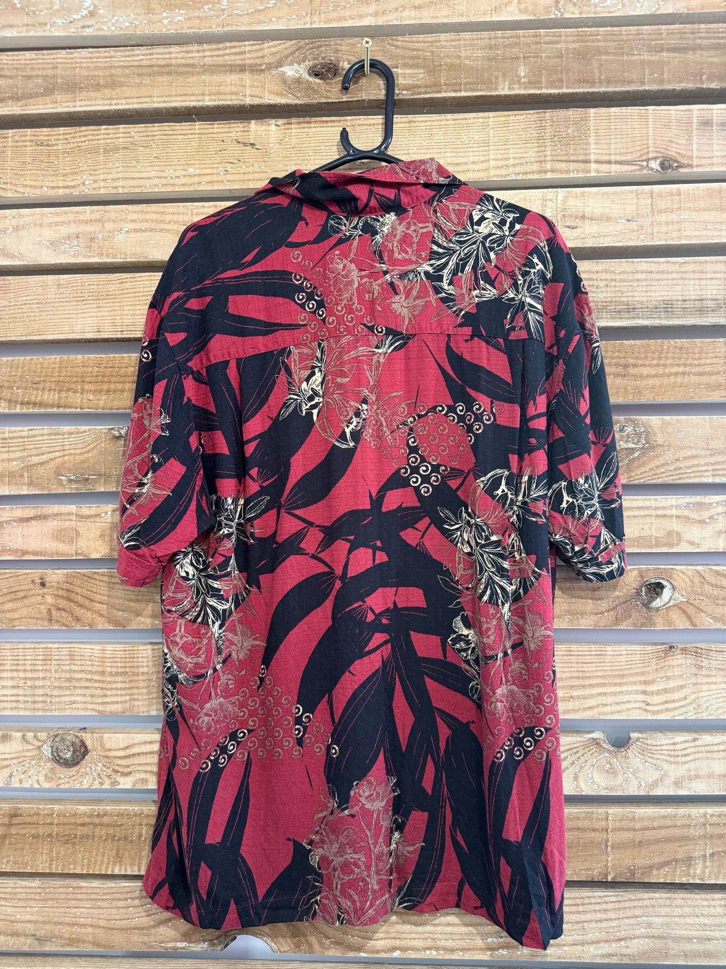 Vintage 90s Hawaiian Shirt. Rockabilly/ holiday/ summer. Size XL.