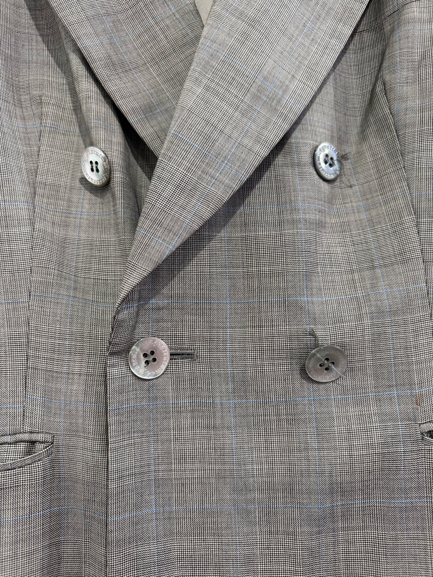 Vintage 80s Aquascutum double breasted button up blazer jacket. Size 10