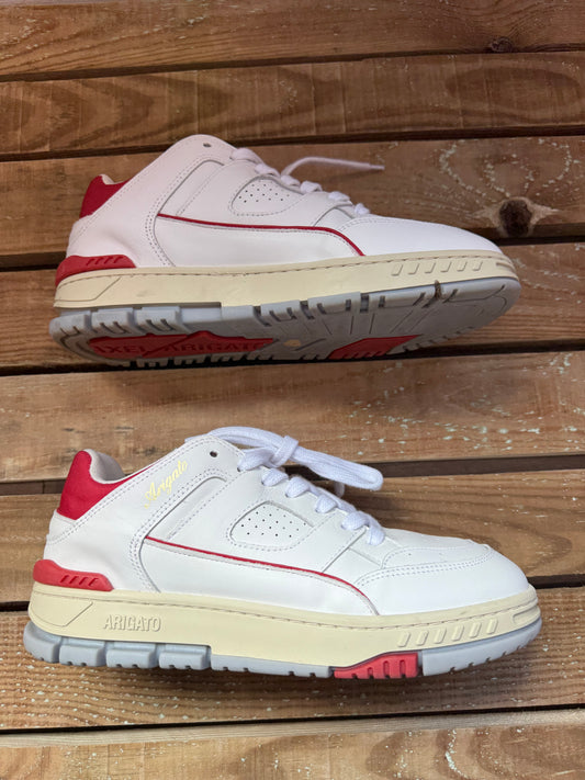 Axel Arigato Red and white trainers/ sneakers. UK6.5. EU40