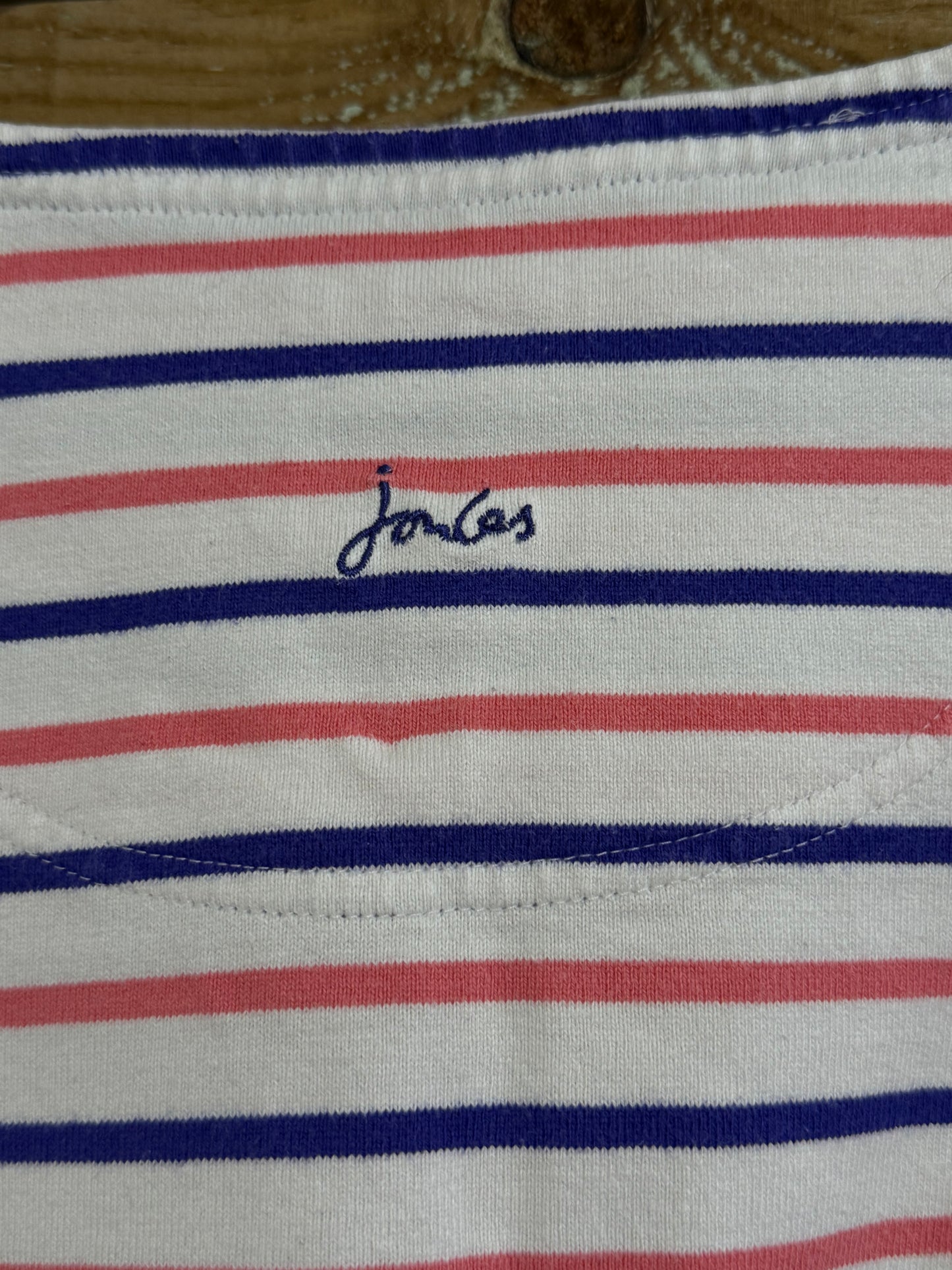 Joules striped T-shirt. Size UK12