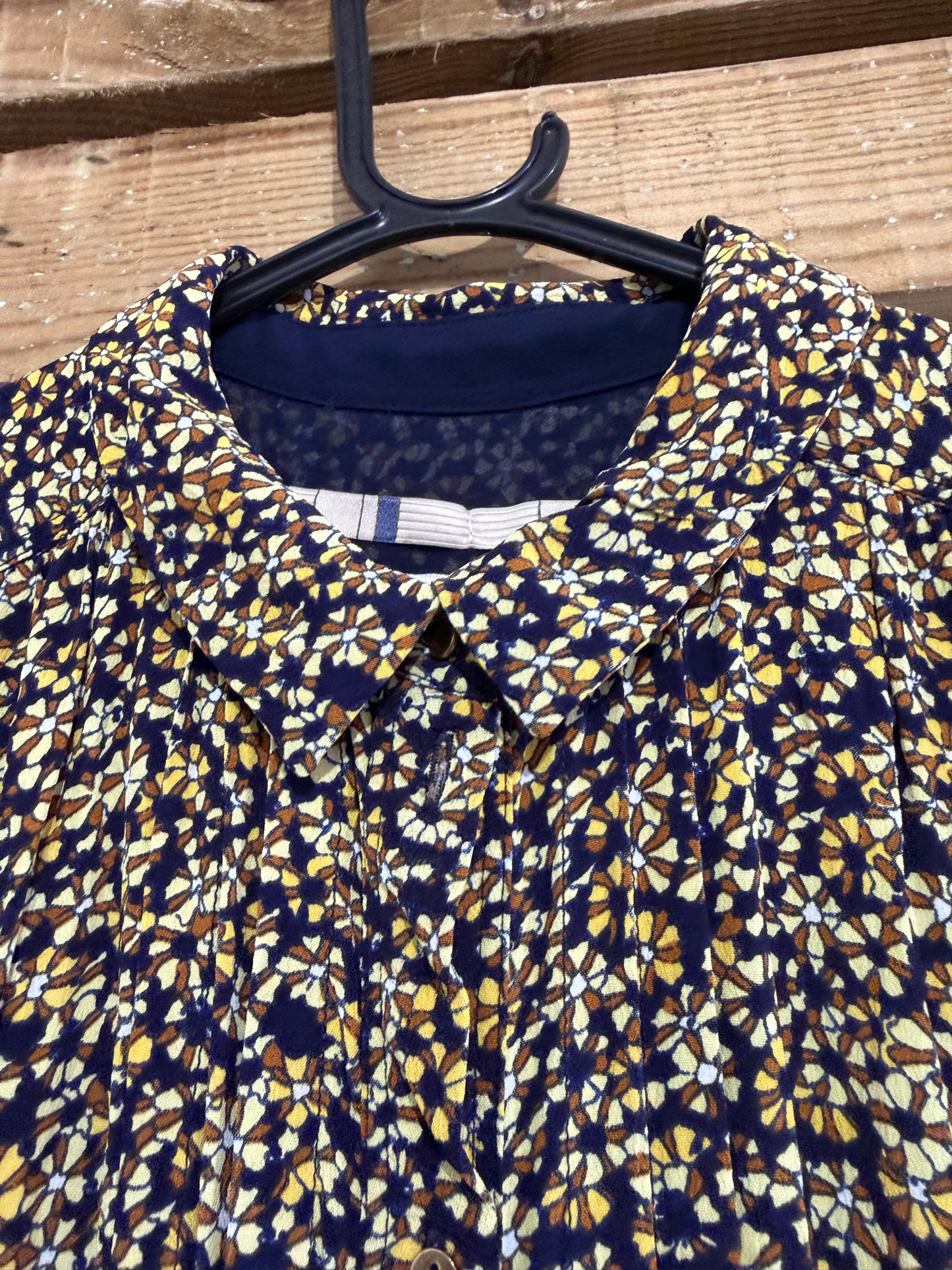 Noa Noa floral jumpsuit. Peter Pan collar. Free sizing. 38 label.