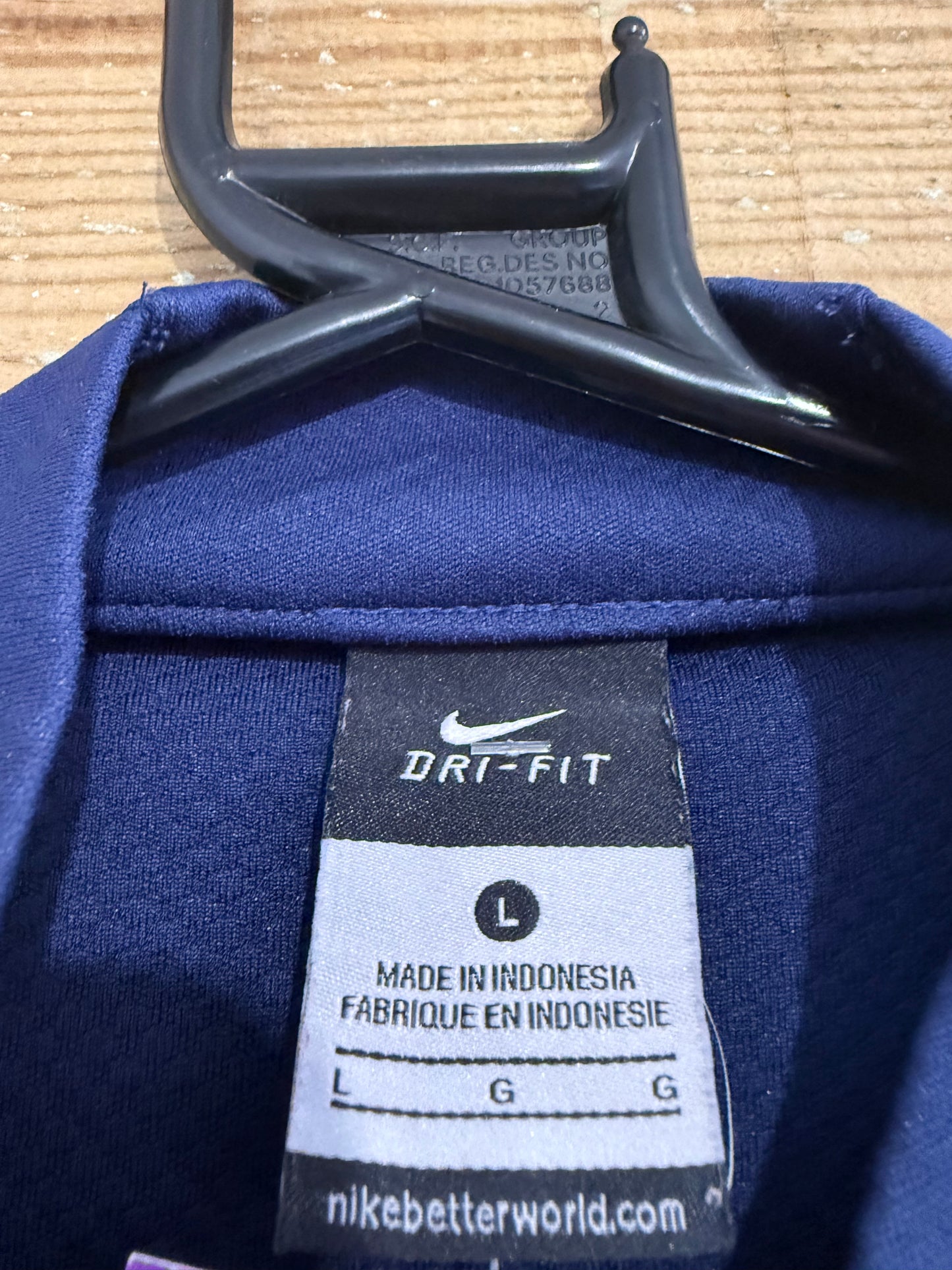 England Football Nike dri-fit 1/4 zip sweater/sweatshirt. World Cup. Size Large.