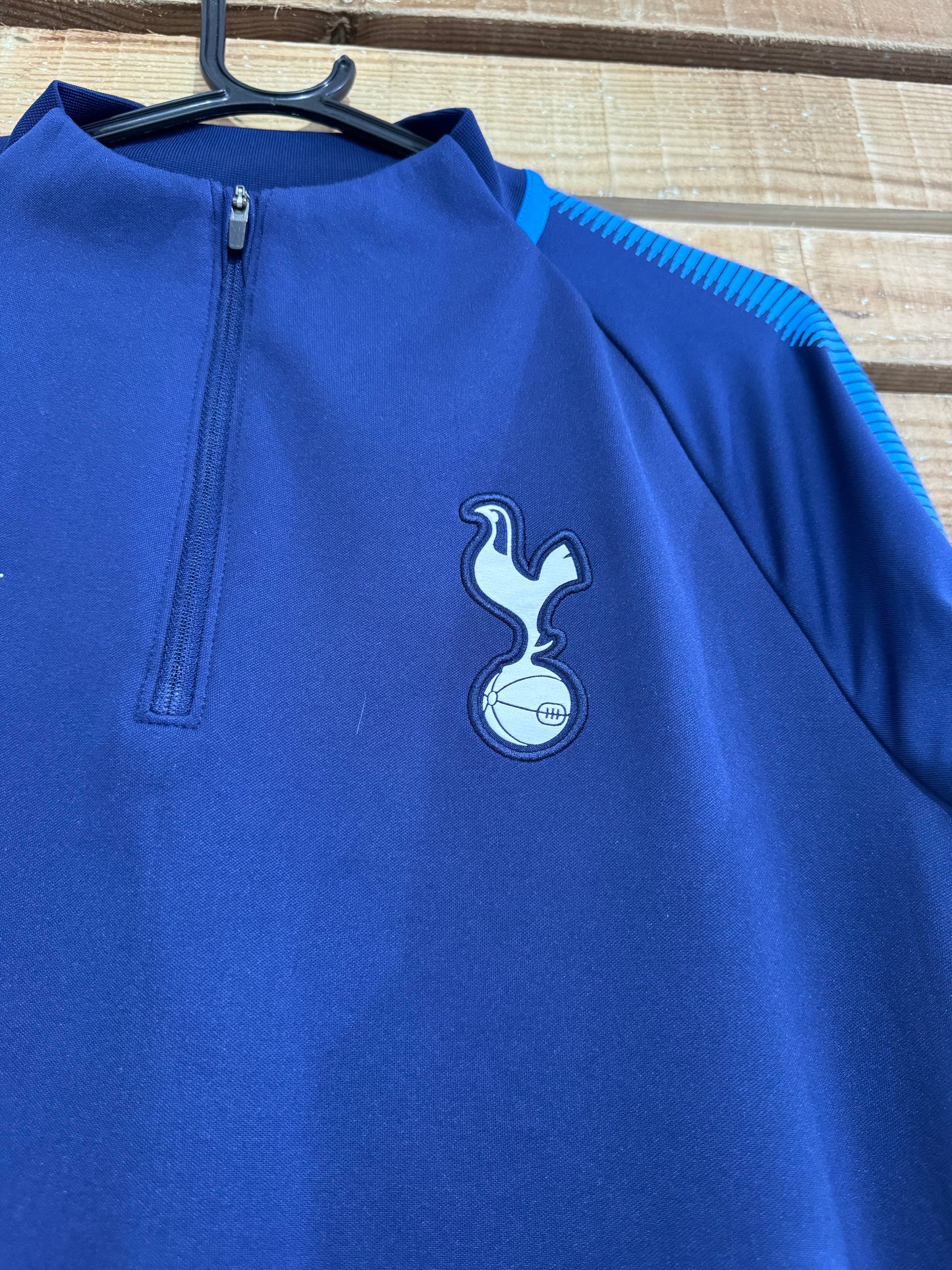 Tottenham 2017-2018 Football Nike dri-fit 1/4 zip drill top. Size Medium.