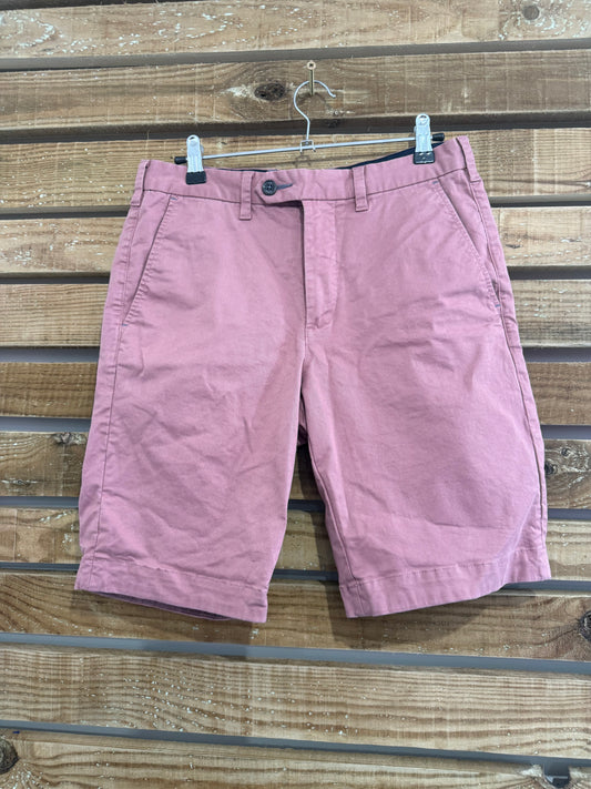 Ted Baker chino cotton shorts. 28” waist. Pink. Golf/summer/holiday.