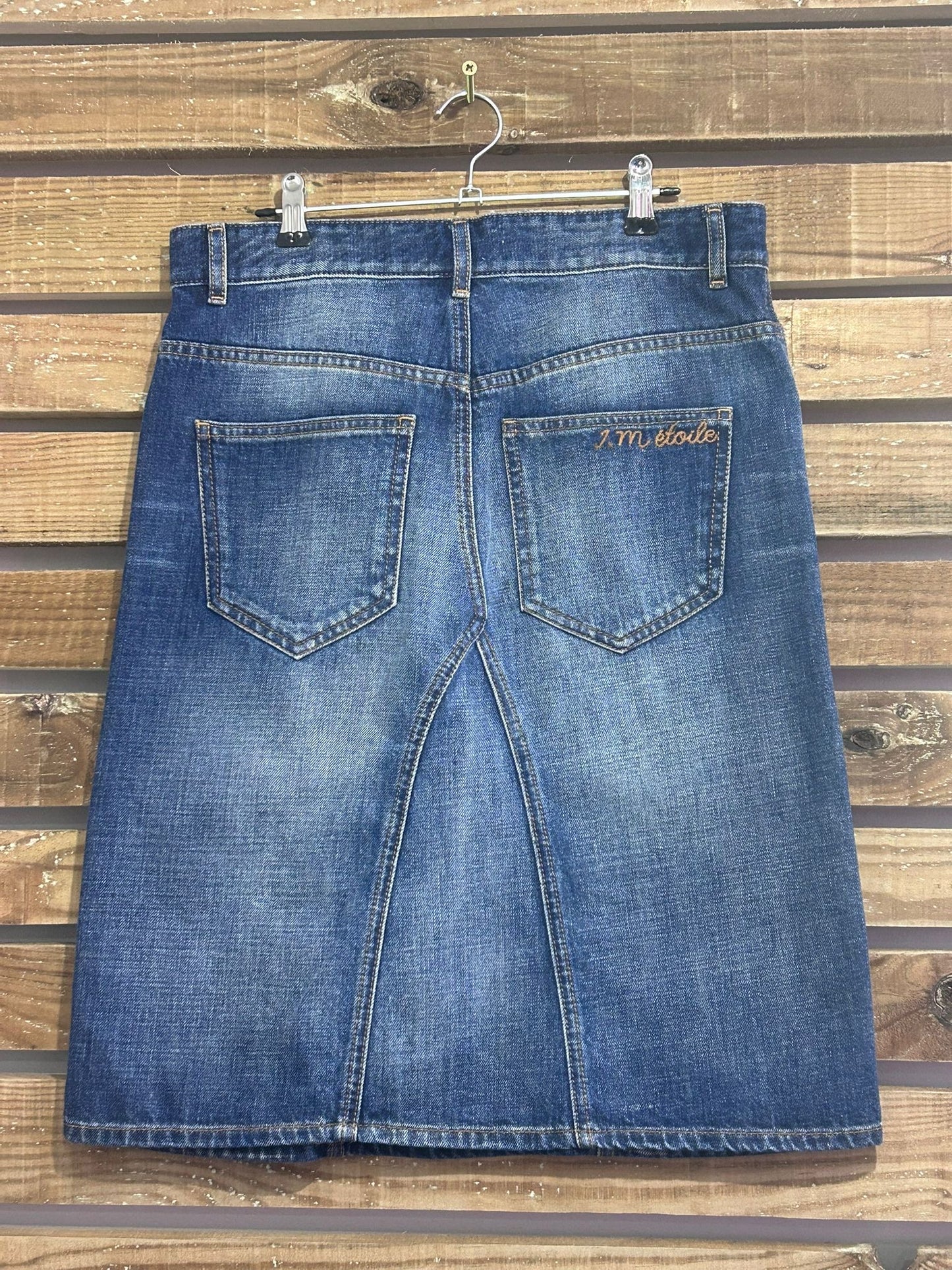 Isabel Marant ètoile Fiali denim midi skirt. Eu38. Size UK12 32” waist.