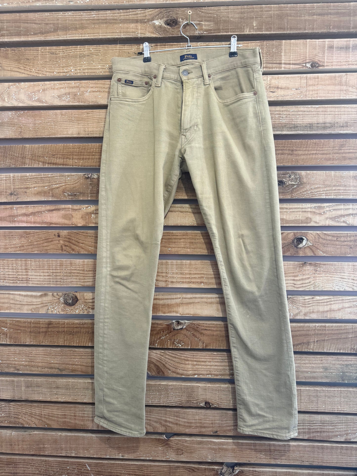 Vintage Y2K Ralph Lauren khaki jeans pants/ trousers. 30” waist, 32” leg.