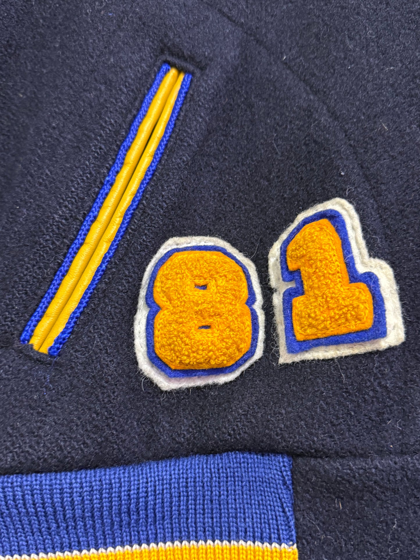 Vintage 80s Varsity Jacket. 50s Style. College Jacket. Rockabilly. Size Small.