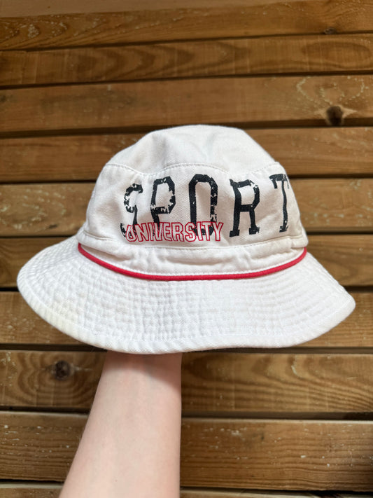 Vintage Y2K sports bucket hat. Summer/ Festival