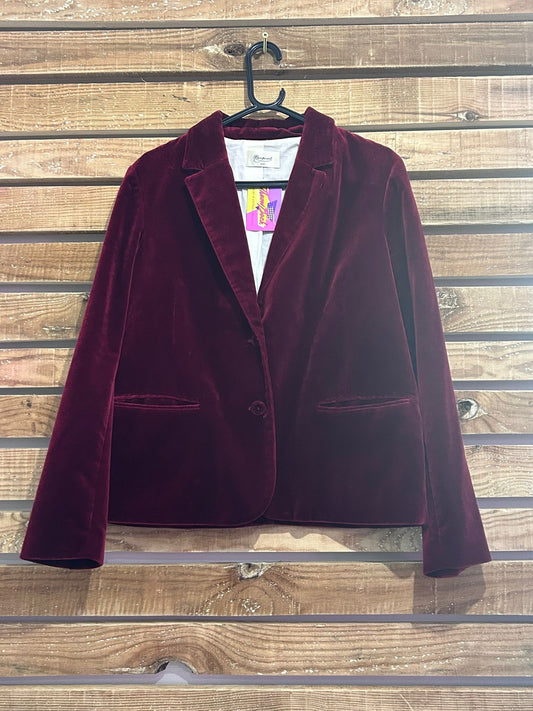 Bonpoint velvet cropped blazer jacket. Size 42.
