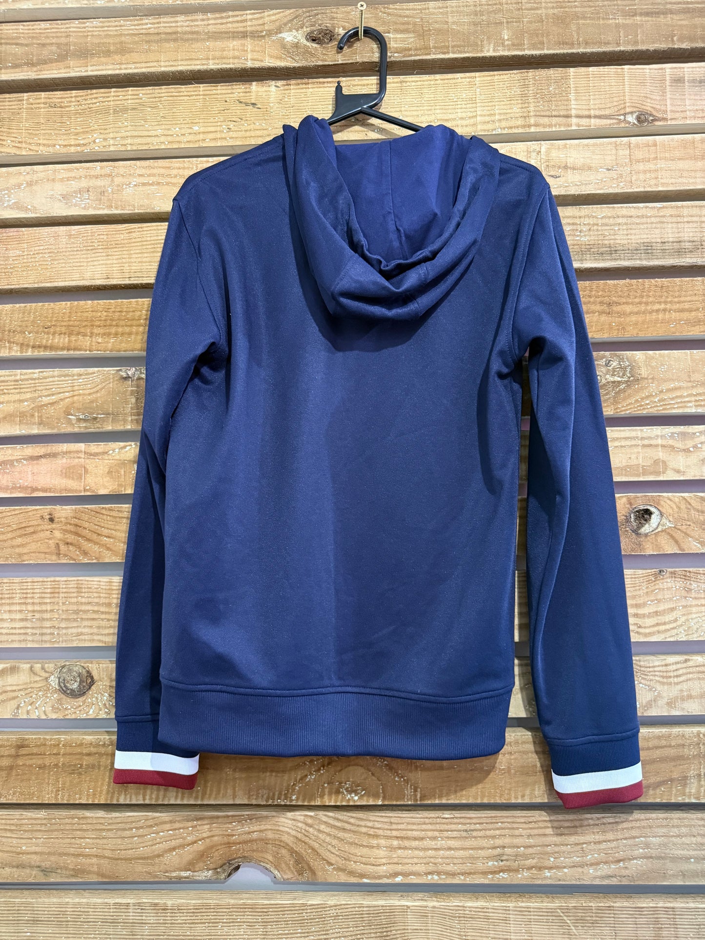 Vintage Y2K Pretty Green zip up logo hoodie/ hooded sweater. Size Small.