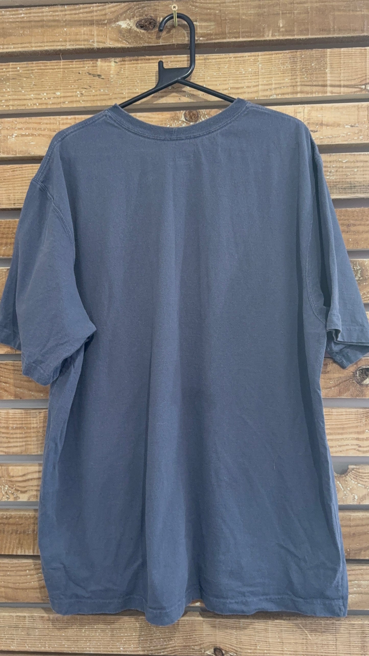 Carhartt logo pocket t-shirt. Navy blue. Workwear/ cowboy/ USA. Size XL.