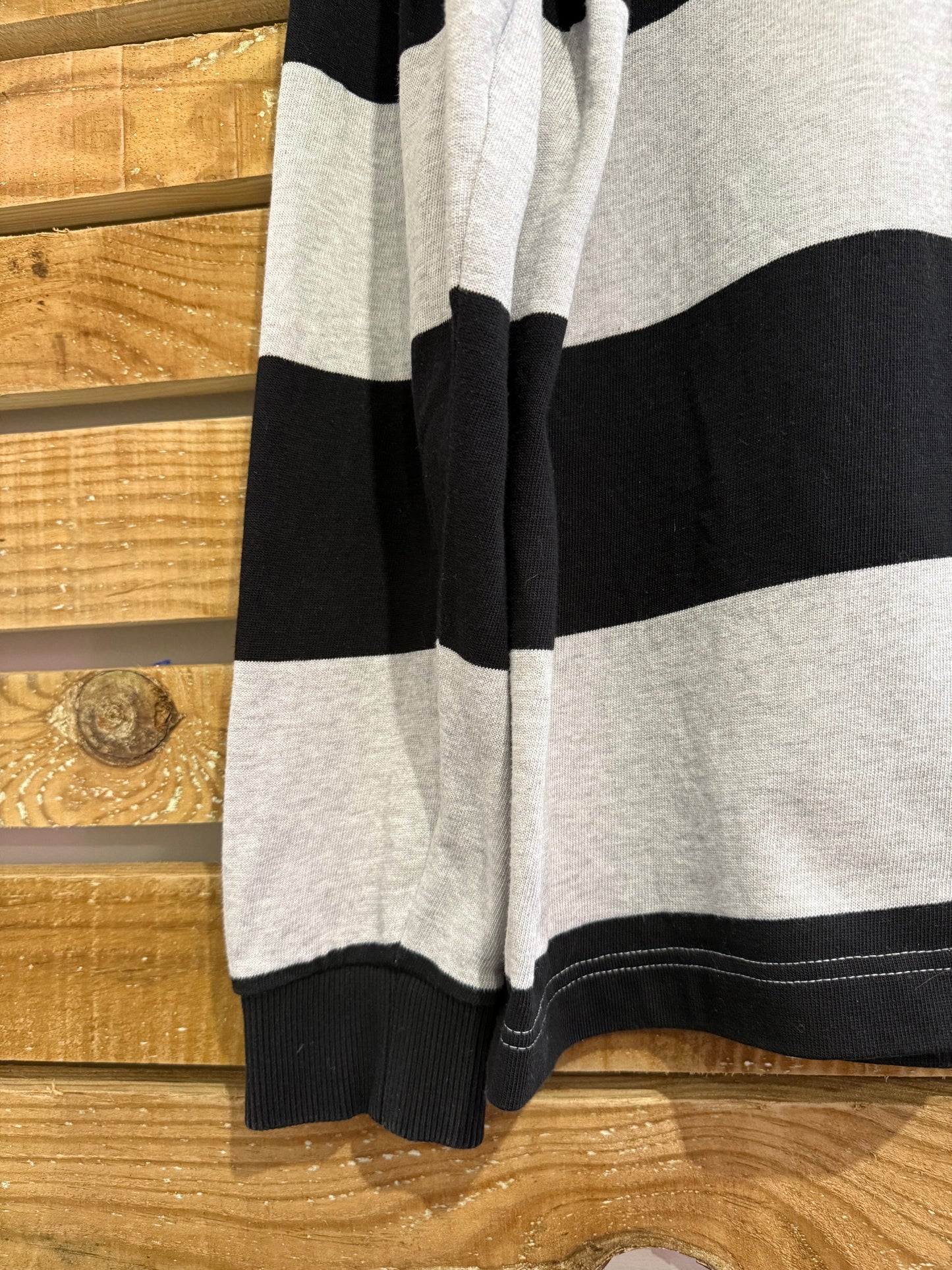 RARE Lyle & Scott x Golfickers Rugby Striped embroidered Shirt. Size Large.