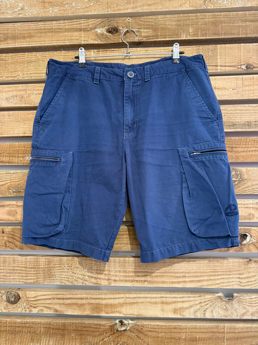 Vintage 90s Nike chino cargo cotton shorts. 35” waist. Blue. Golf/summer/holiday.