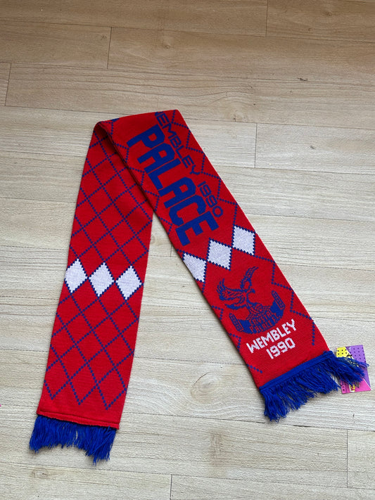 Vintage 90s Crystal Palace Wembley Scarf.