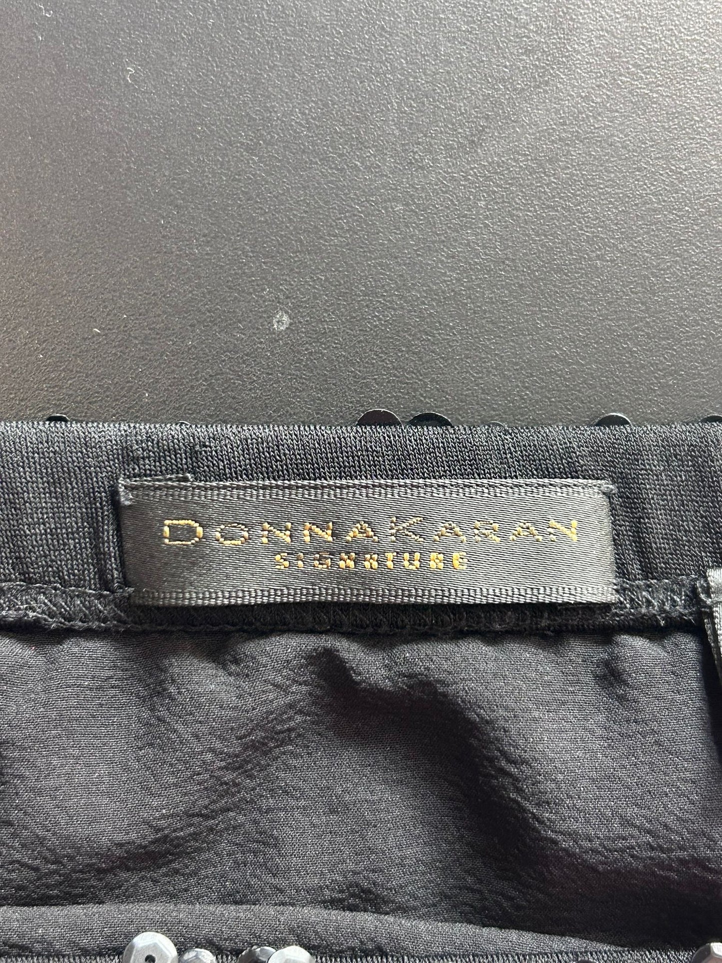 Donna Karan sequin mini skirt. Christmas/party. Waist 30” UK10