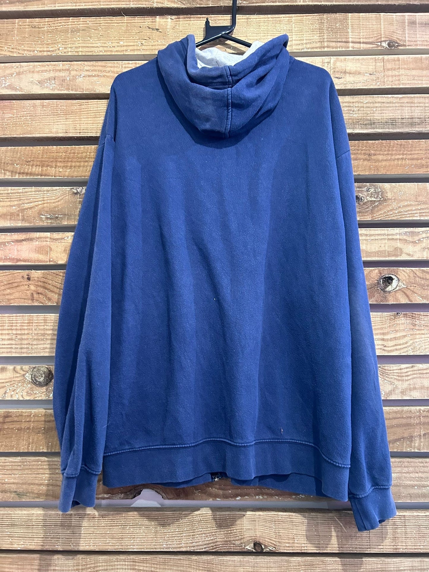 Vintage 90s Nike Air silvertag hoodie/ hooded sweater. Blue Size XXL.