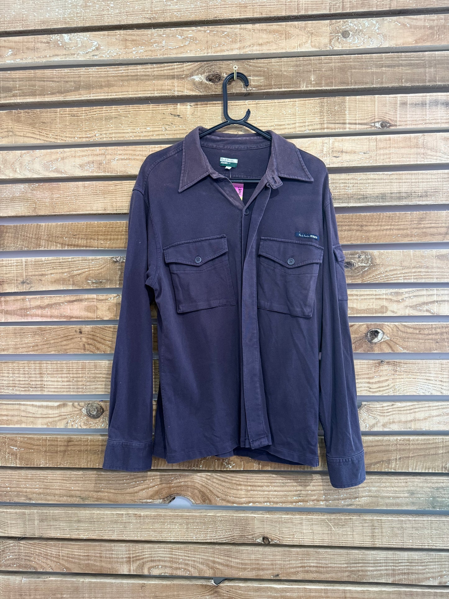 Vintage 90s Paul Smith Shirt. Military/ Overshirt. Size Large.